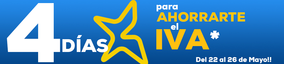 4 DÍAS PARA AHORRARTE EL IVA