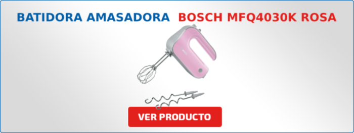 Batidora Amasadora Bosch MFQ4030K, 500W, Batidoras de repostería