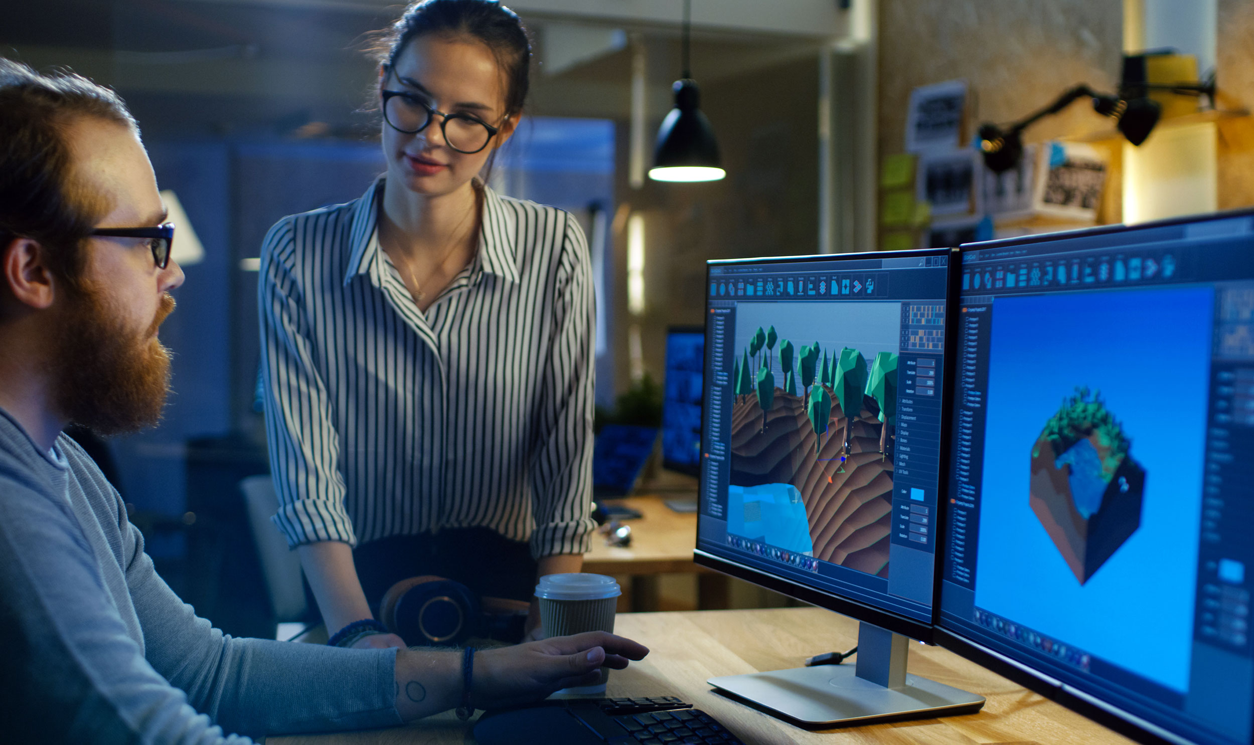 monitores para trabajar con doble pantalla