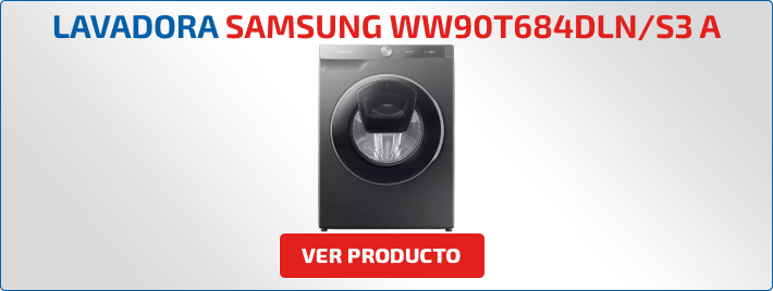 Lavadora samsung Clase A color negro