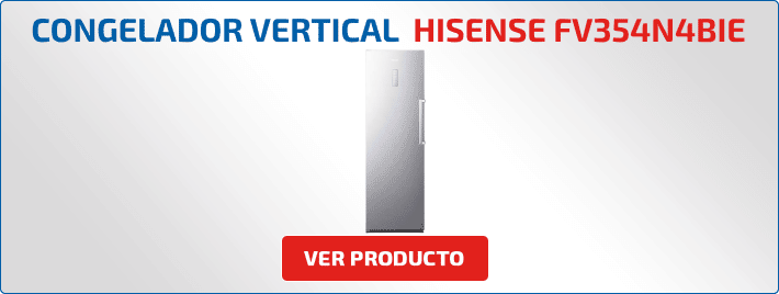 congelador vertical Hisense