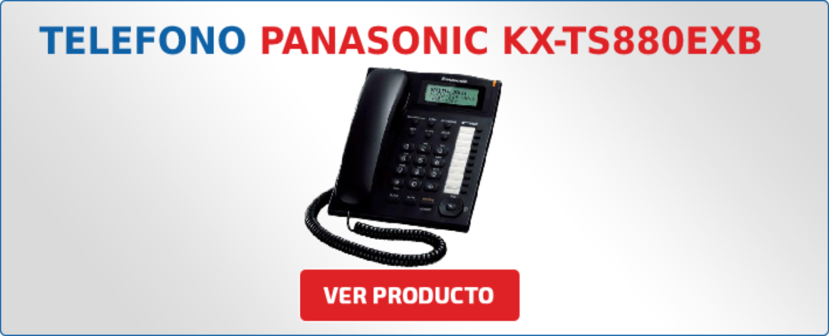 telefono fijo Panasonic KX-TS880EXB