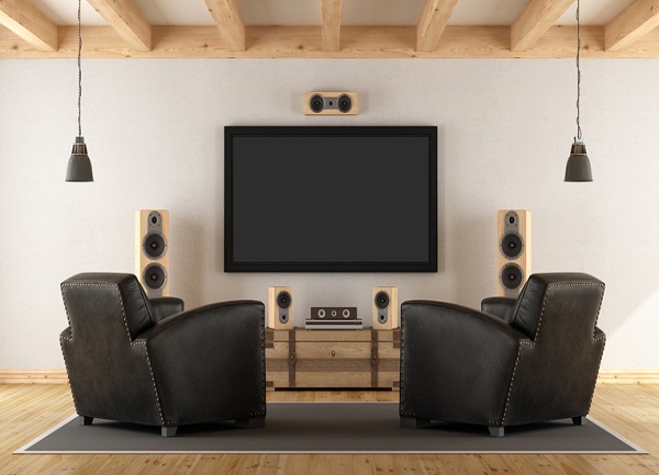 conectar equipo de música a tv
