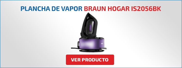 plancha de vapor Braun Hogar IS2056BK