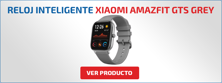 reloj inteligente Xiaomi AMAZFIT GTS GREY