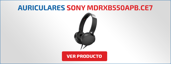  auriculares Sony MDRXB550APB.CE7