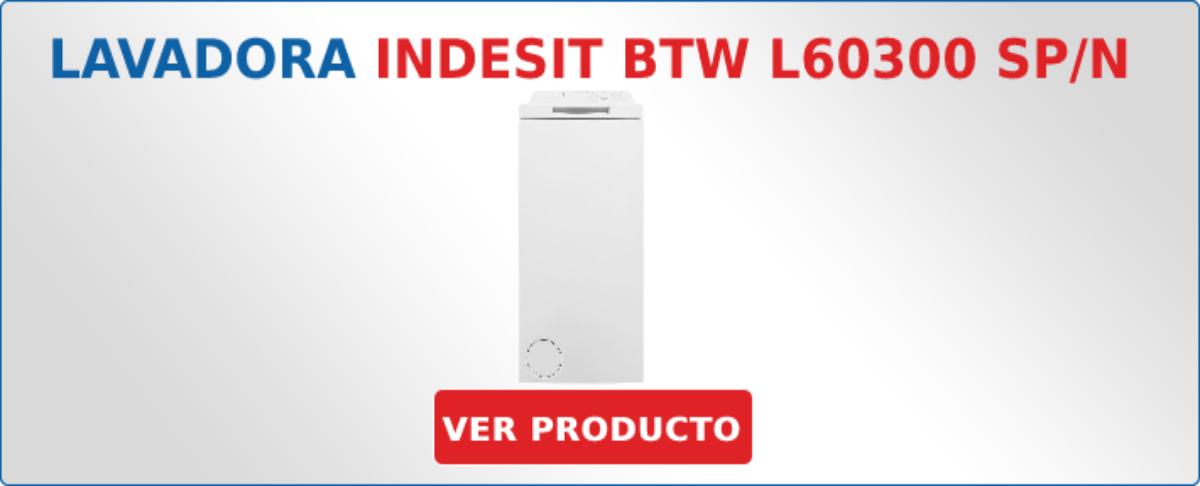 lavadora de carga superior Indesit BTW L60300 SP/N