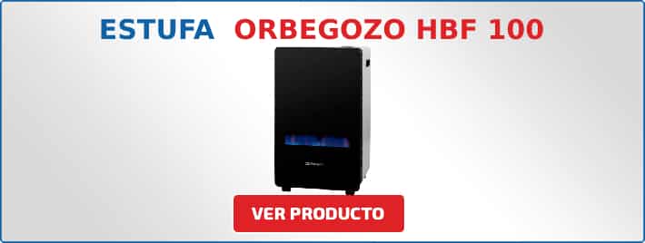 Estufa de Gas Orbegozo HBF 100 tecnología llama azul , 3800 W - Calefacción  y ventilación - Los mejores precios