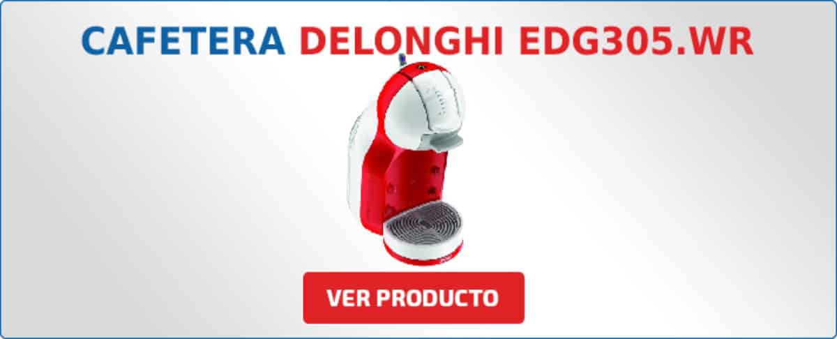 cafetera de capsulas DeLonghi EDG305.WR