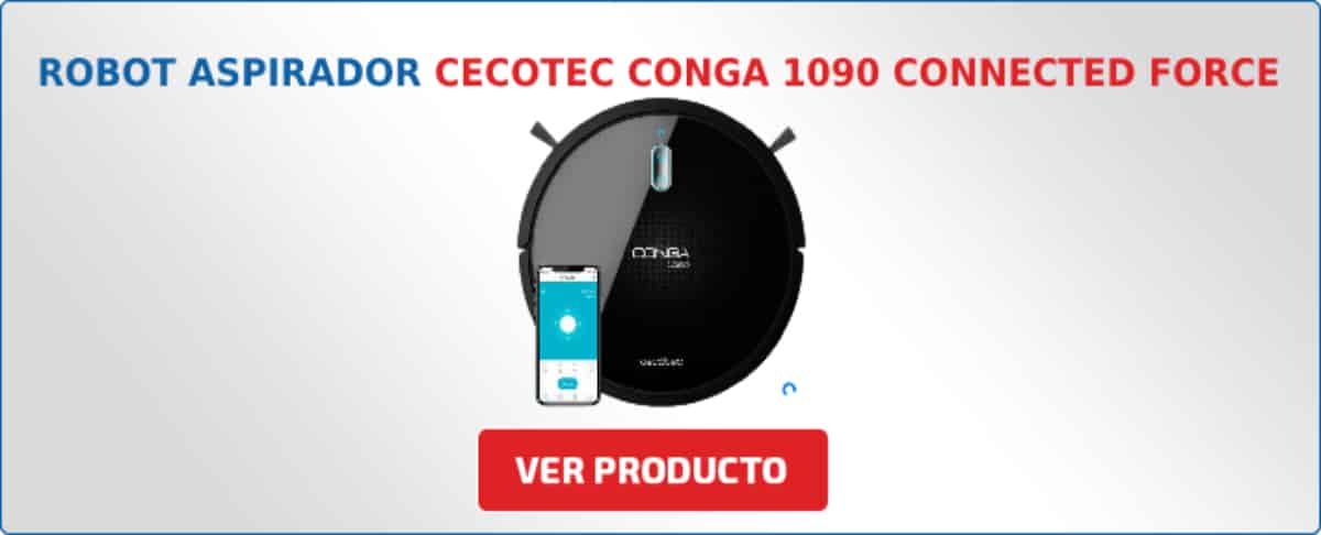 robot aspirador Cecotec CONGA 1090 CONNECTED FORCE