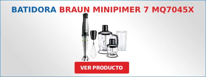 Braun Minipimer 7 MQ7045X 1000W Especialistas en Batidora a buen precio