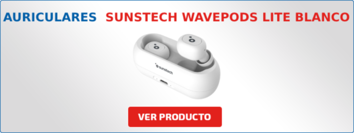 Sunstech WAVEPODS Lite Blanco