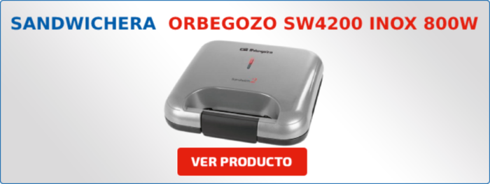 SANDWICHERA SW 4200 - Orbegozo Electrodomésticos