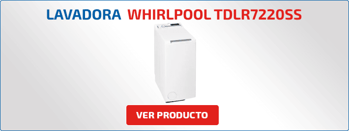 Whirlpool TDLR7220SS lavadora de carga superior con capacidad de 7Kg