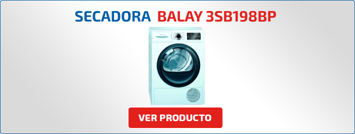 secadora Balay 3SB198BP capacidad 9kg