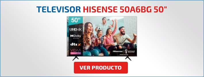 Hisense 50A6BG TV para habitación cocina