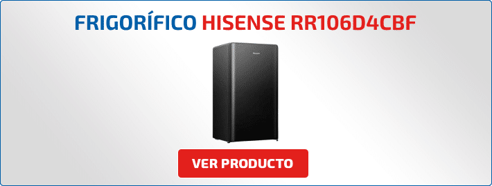 frigorífico Hisense RR106D4CBF una puerta color negro