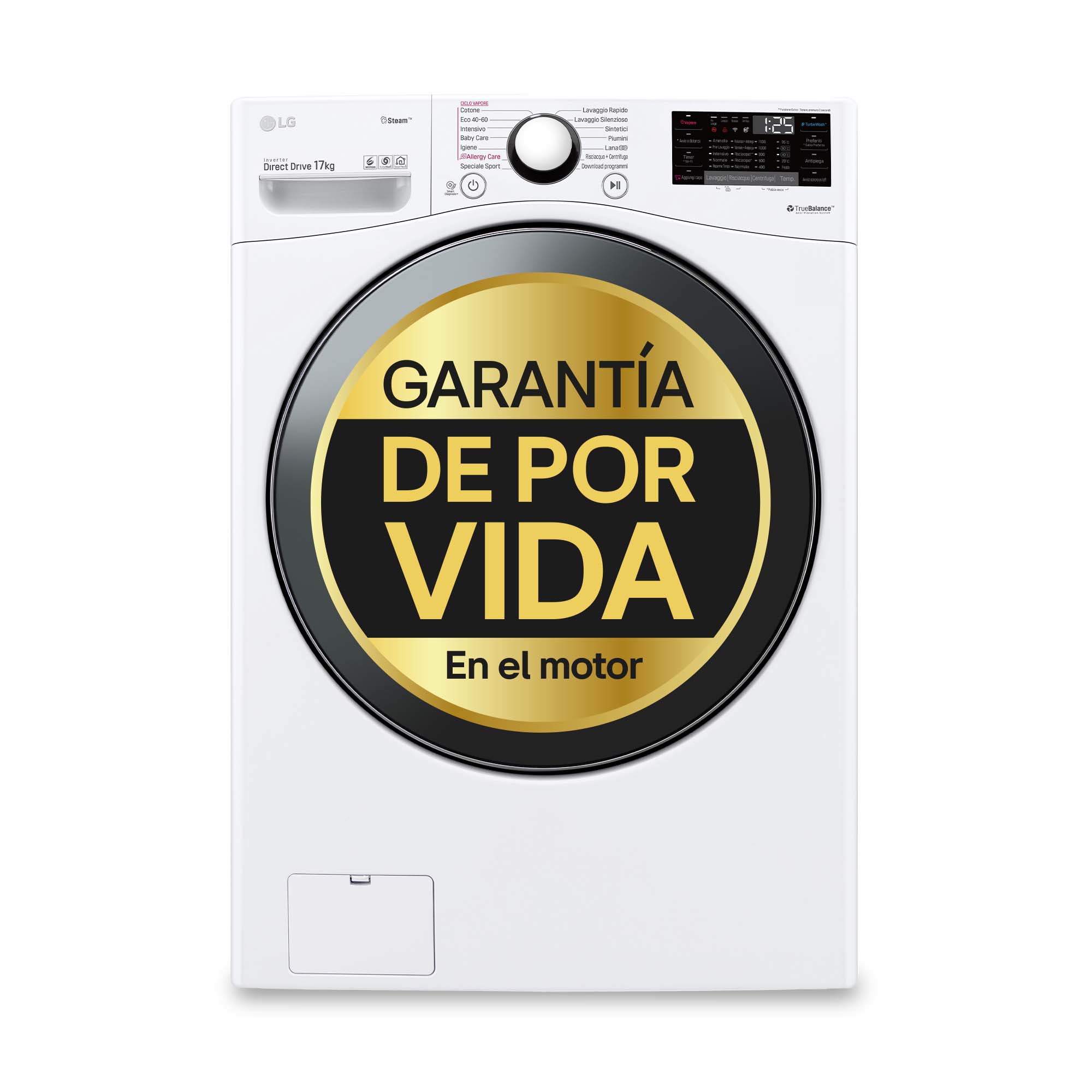 Lavadora carga frontal LG F1P1CY2W