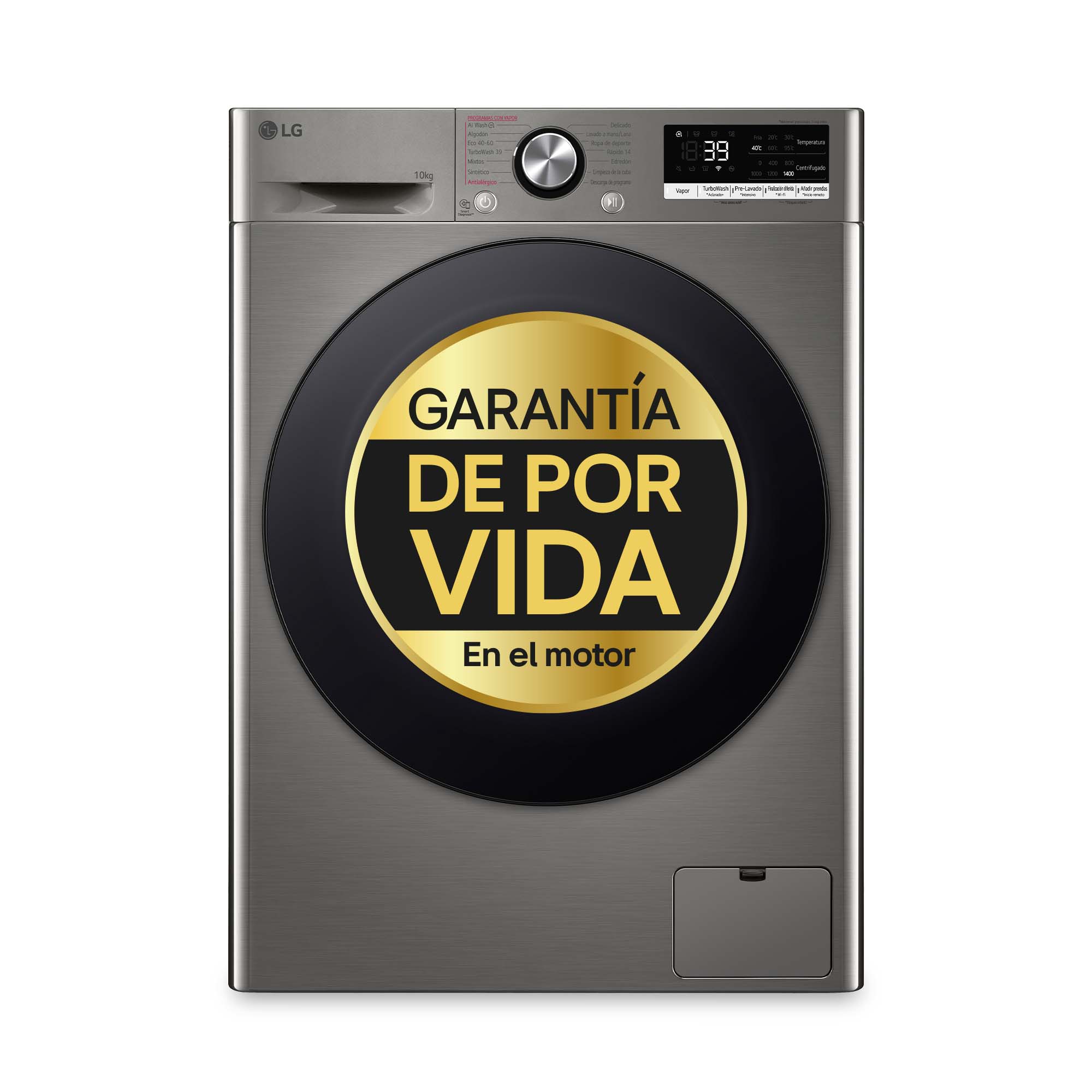 Lavadora carga frontal LG F4WR7010AGS