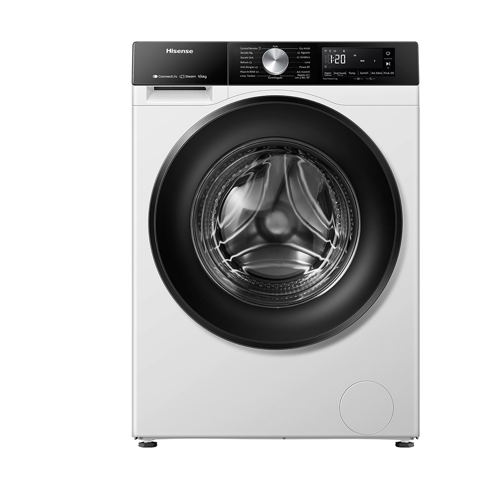 Lavadora secadora Hisense WD3S9043BW3