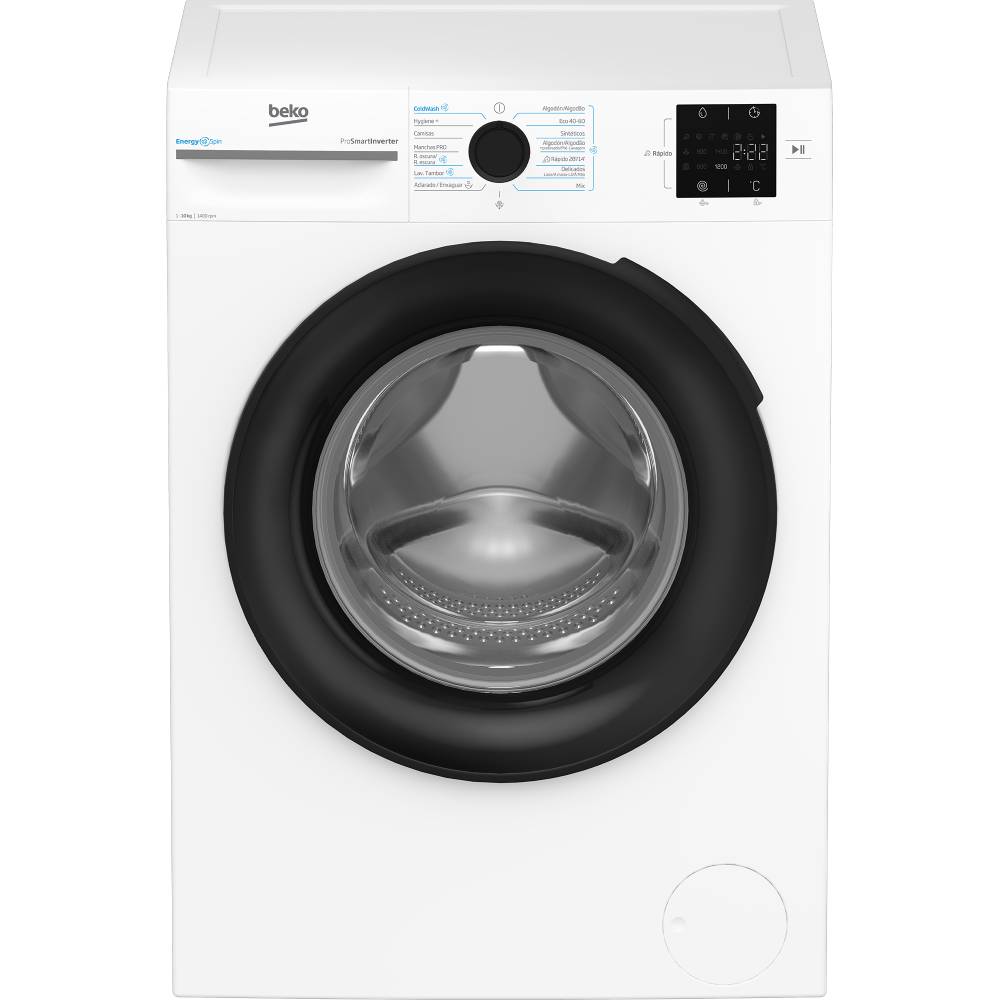 Lavadora de carga frontal Beko BM3WFT31041WB