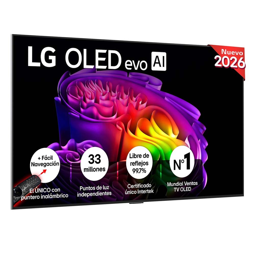 Televisor LG OLED EVO AI OLED65G68LW 65'' · Televisión