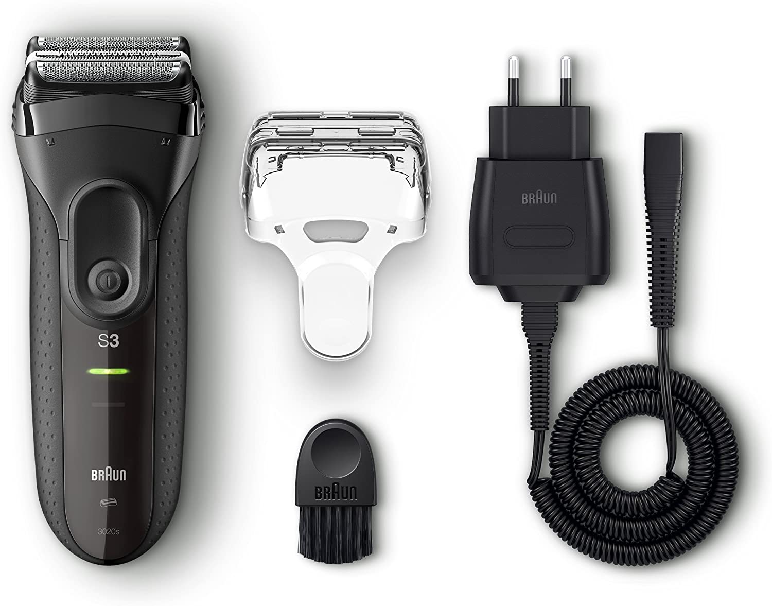 AFEITADORA BRAUN 3020 BLACK SERIE 3