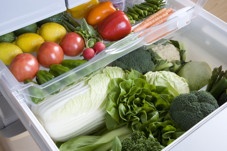 frigorifico verduras y frutas