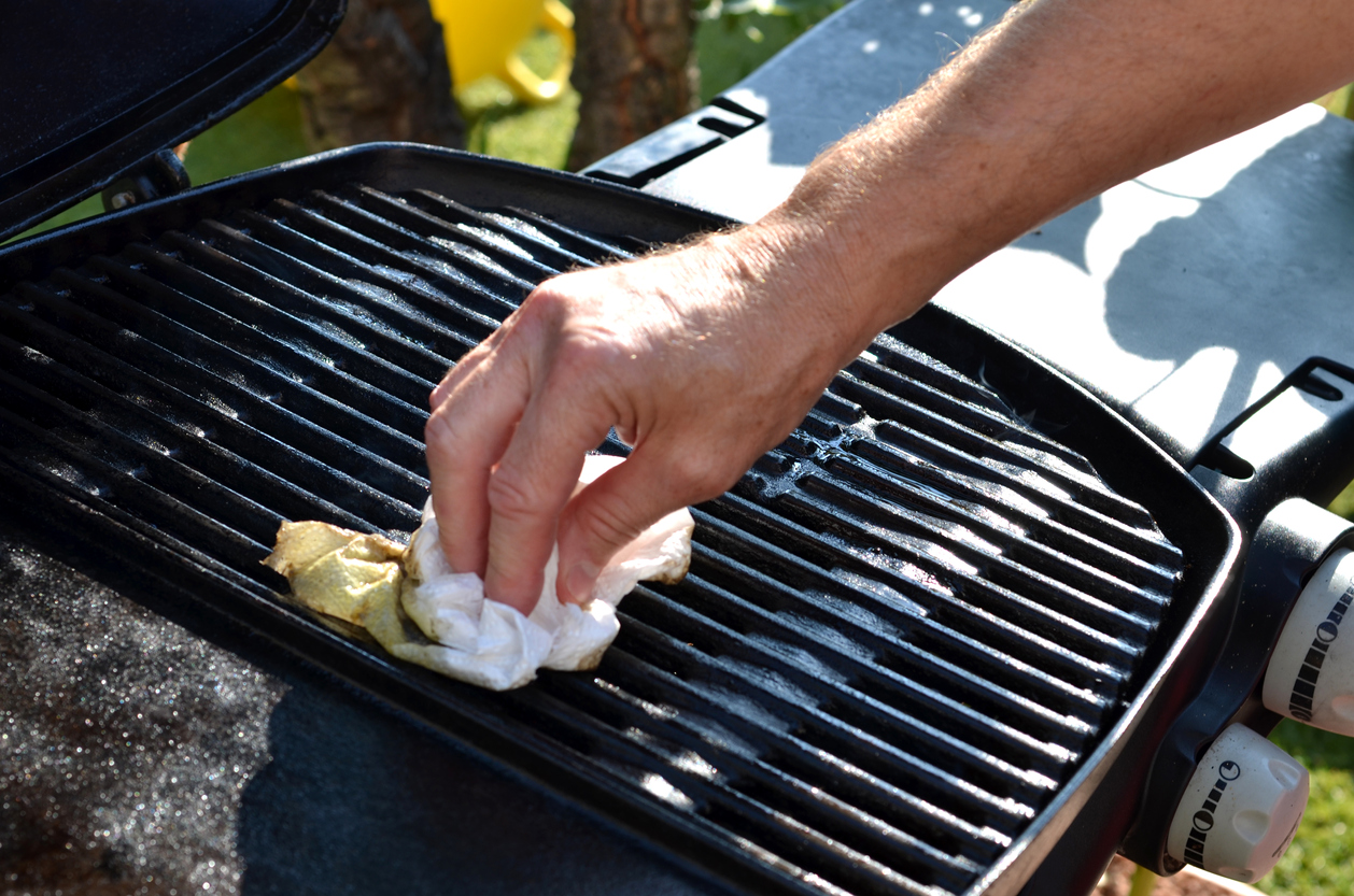 barbacoa limpieza