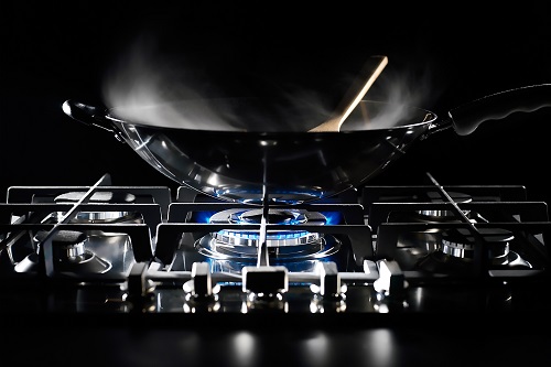 placa gas quemador wok